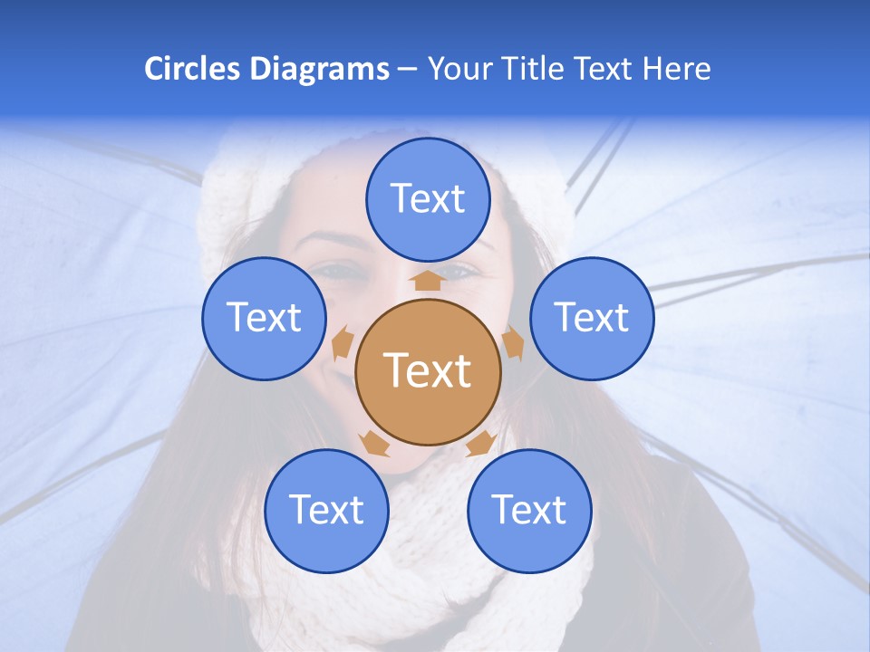 Beret Makeup Isolated PowerPoint Template