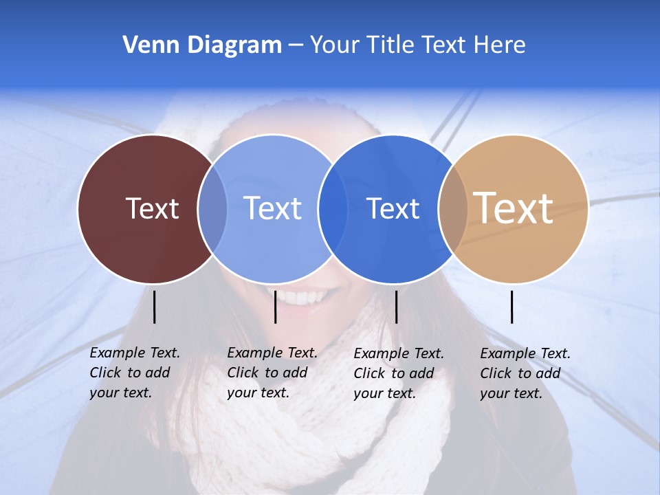 Beret Makeup Isolated PowerPoint Template