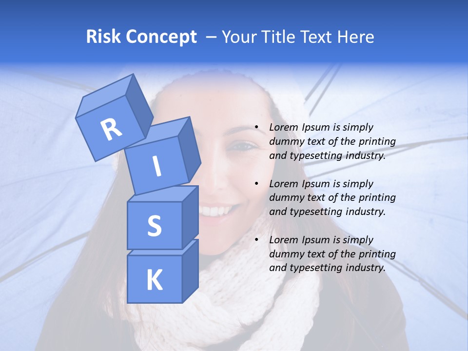 Beret Makeup Isolated PowerPoint Template