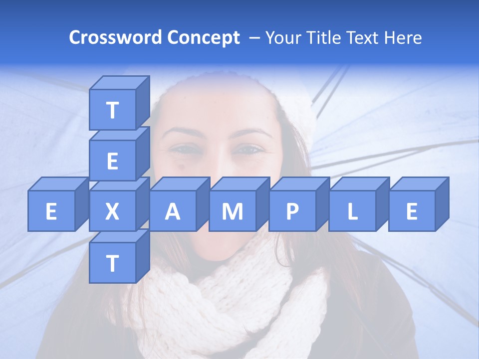 Beret Makeup Isolated PowerPoint Template