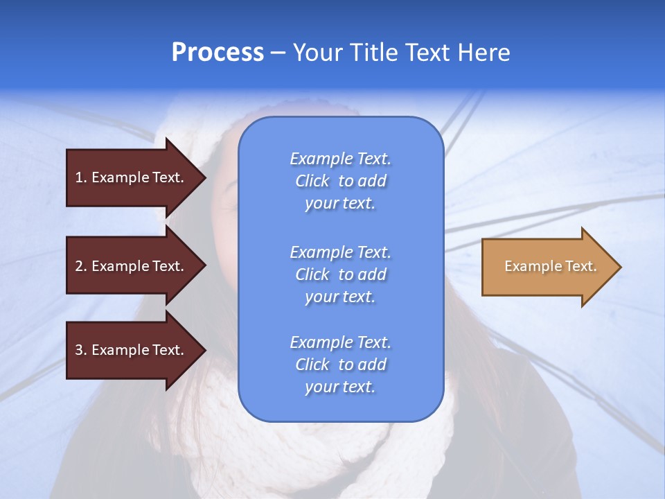 Beret Makeup Isolated PowerPoint Template