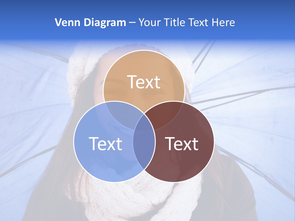 Beret Makeup Isolated PowerPoint Template