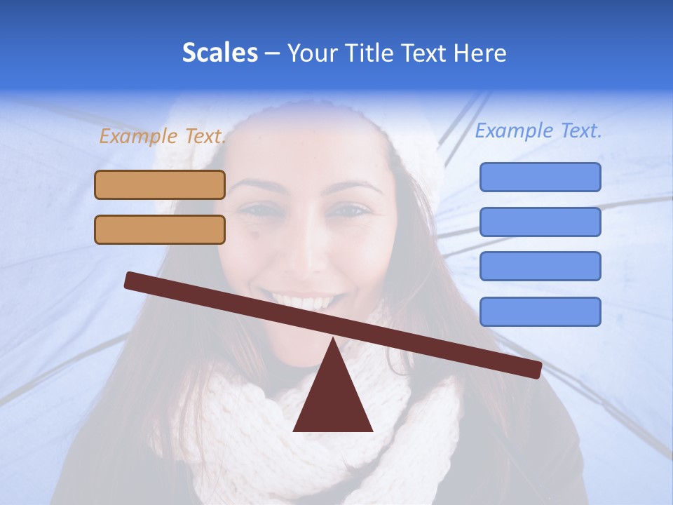 Beret Makeup Isolated PowerPoint Template