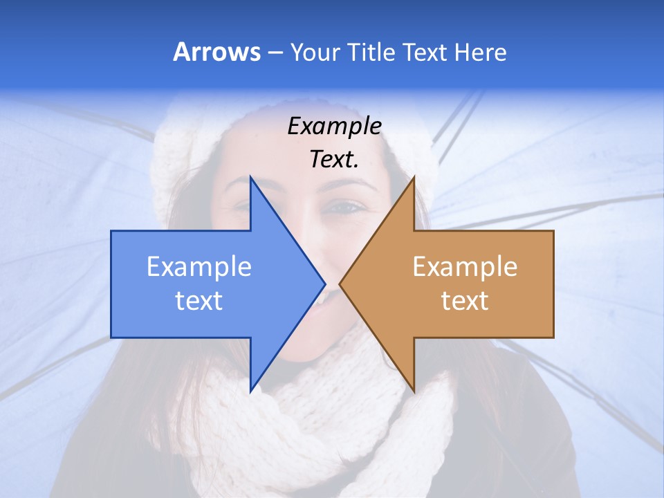 Beret Makeup Isolated PowerPoint Template