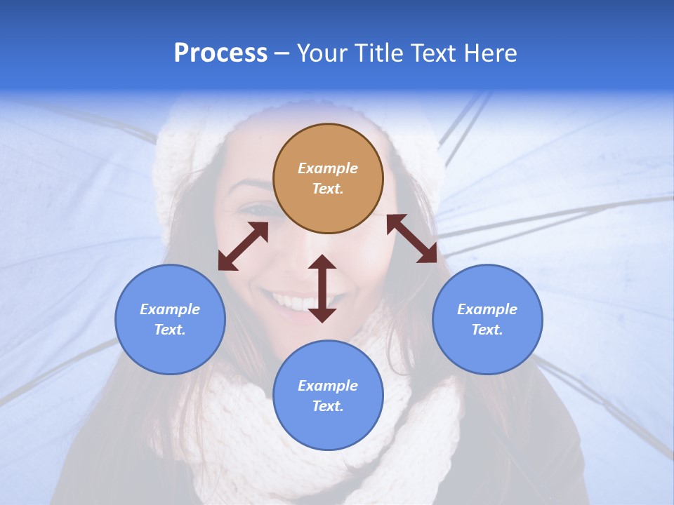 Beret Makeup Isolated PowerPoint Template