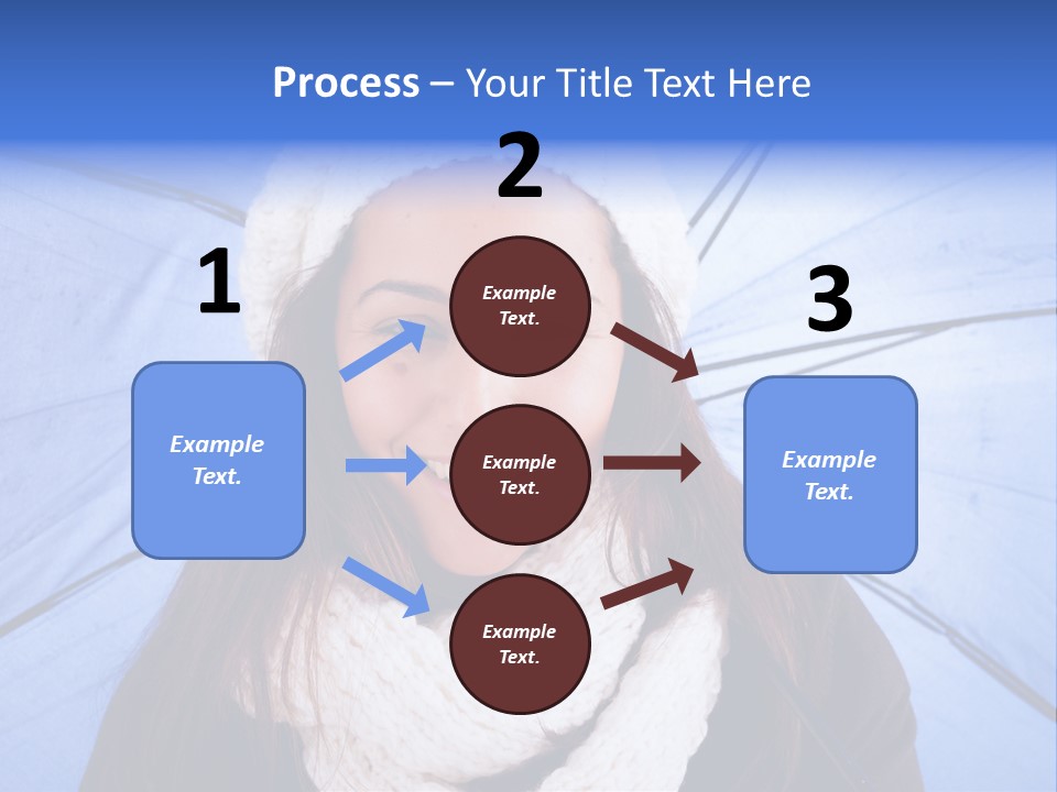 Beret Makeup Isolated PowerPoint Template