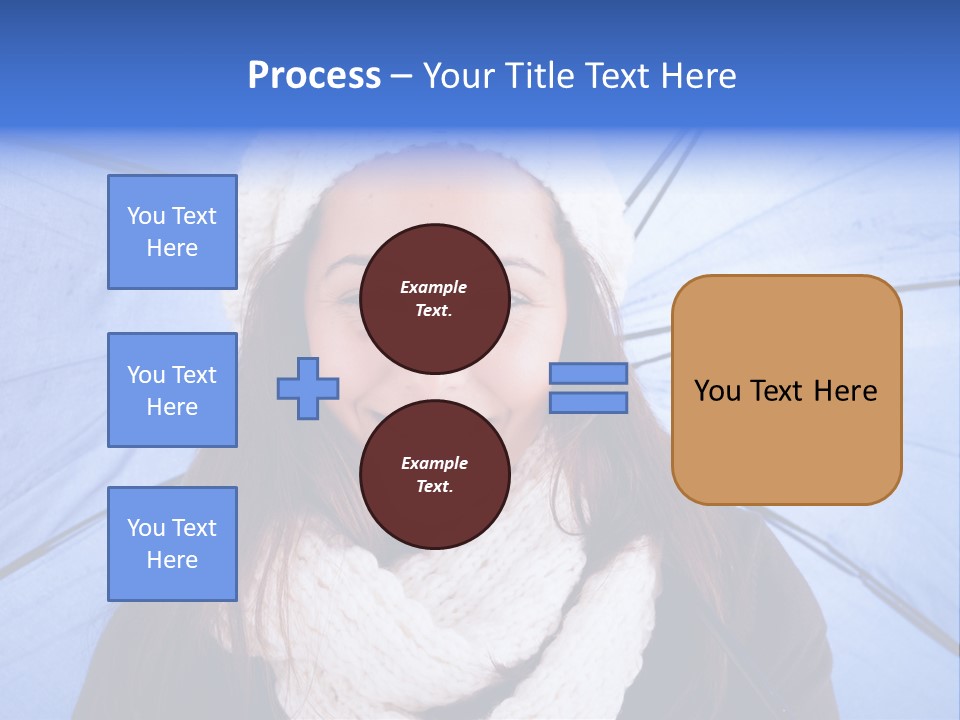Beret Makeup Isolated PowerPoint Template