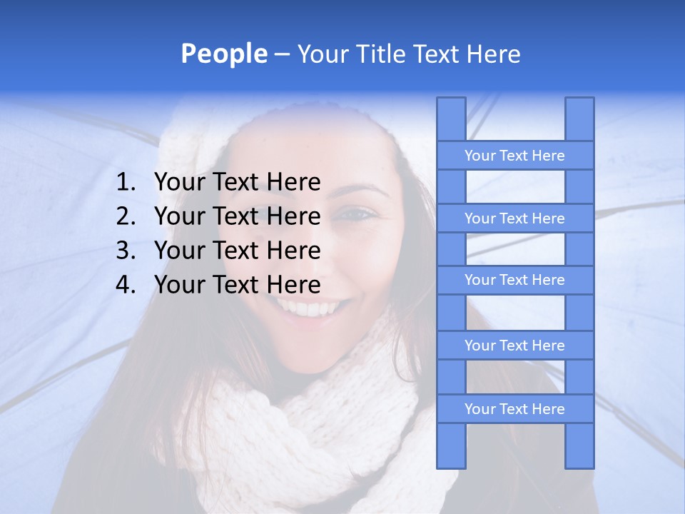 Beret Makeup Isolated PowerPoint Template