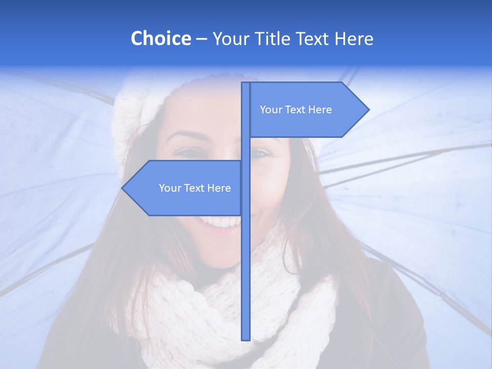 Beret Makeup Isolated PowerPoint Template