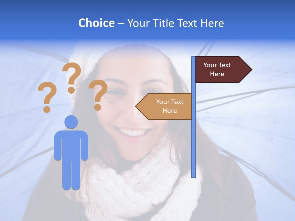 Beret Makeup Isolated PowerPoint Template