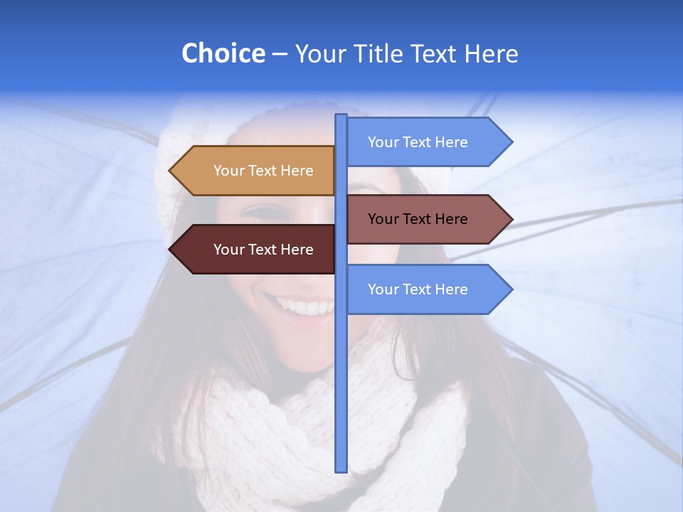 Beret Makeup Isolated PowerPoint Template