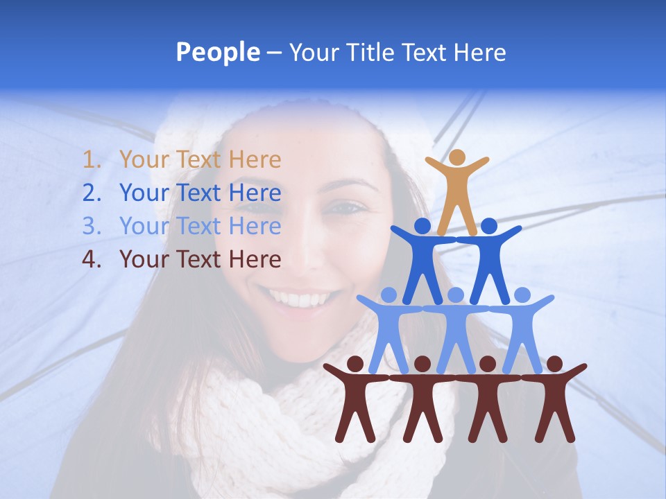 Beret Makeup Isolated PowerPoint Template