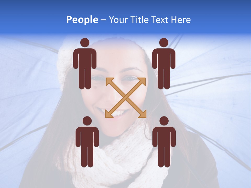 Beret Makeup Isolated PowerPoint Template