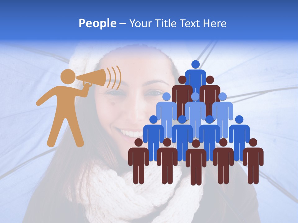 Beret Makeup Isolated PowerPoint Template