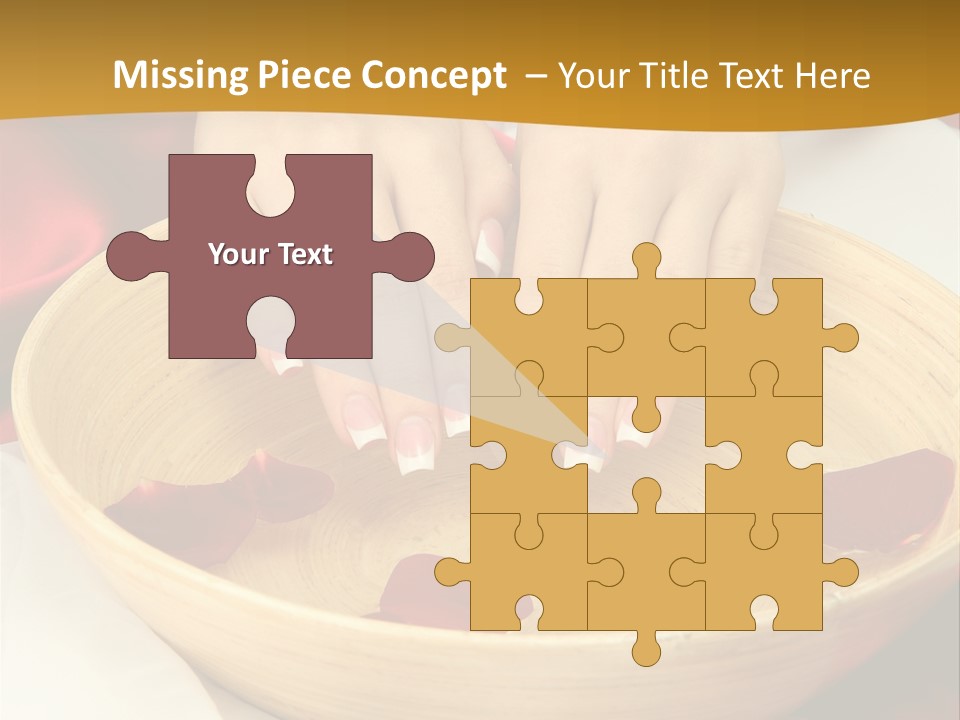 Nail Woman Healing PowerPoint Template