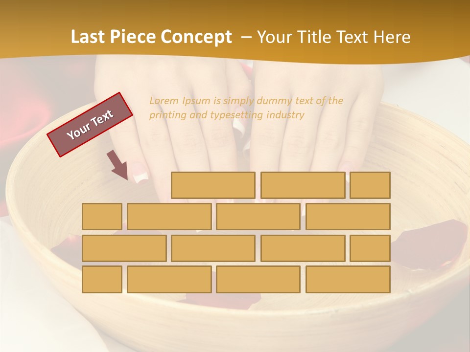 Nail Woman Healing PowerPoint Template