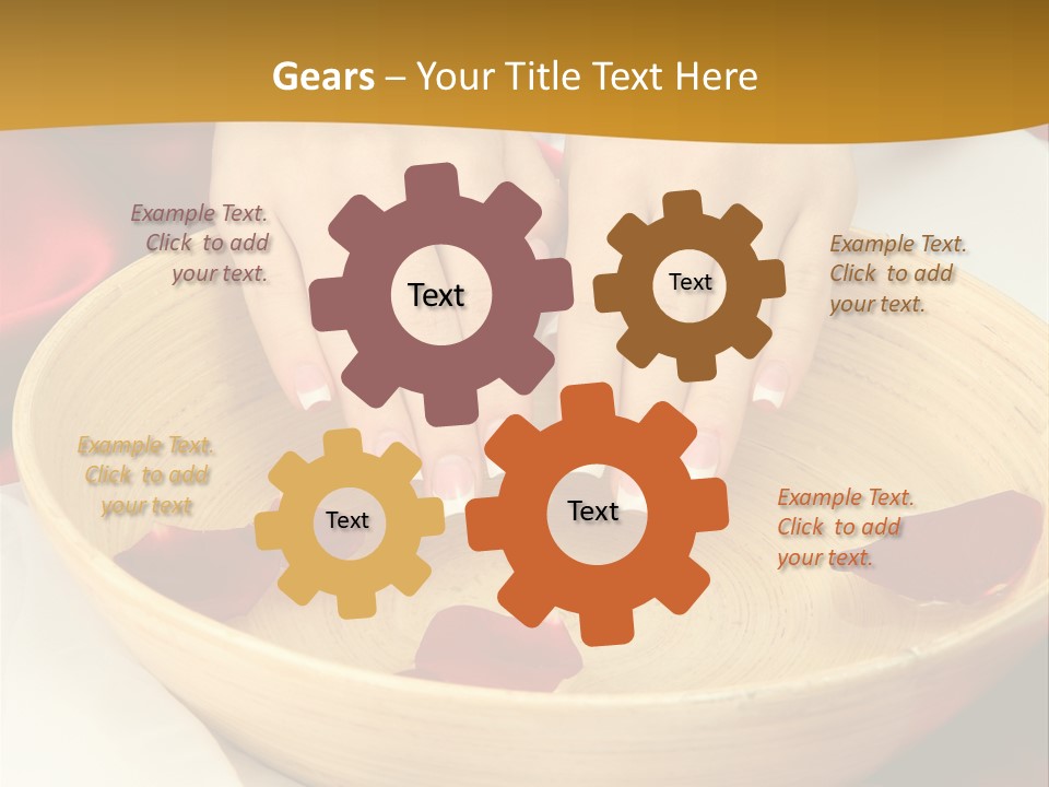 Nail Woman Healing PowerPoint Template