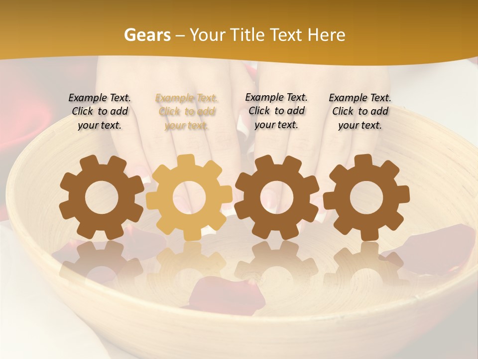 Nail Woman Healing PowerPoint Template