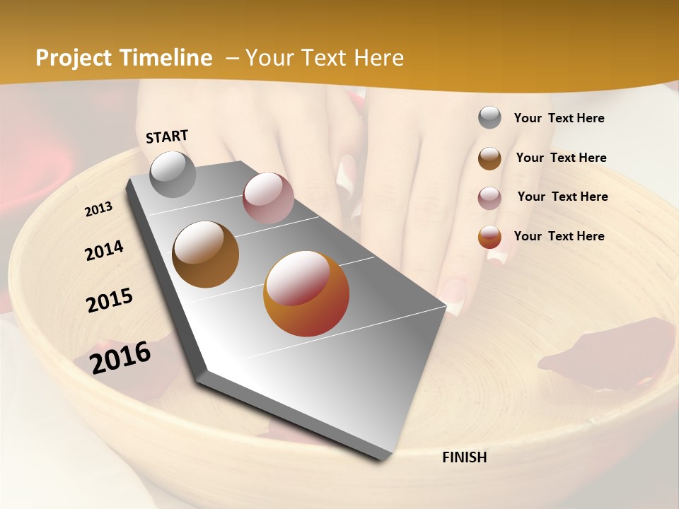 Nail Woman Healing PowerPoint Template
