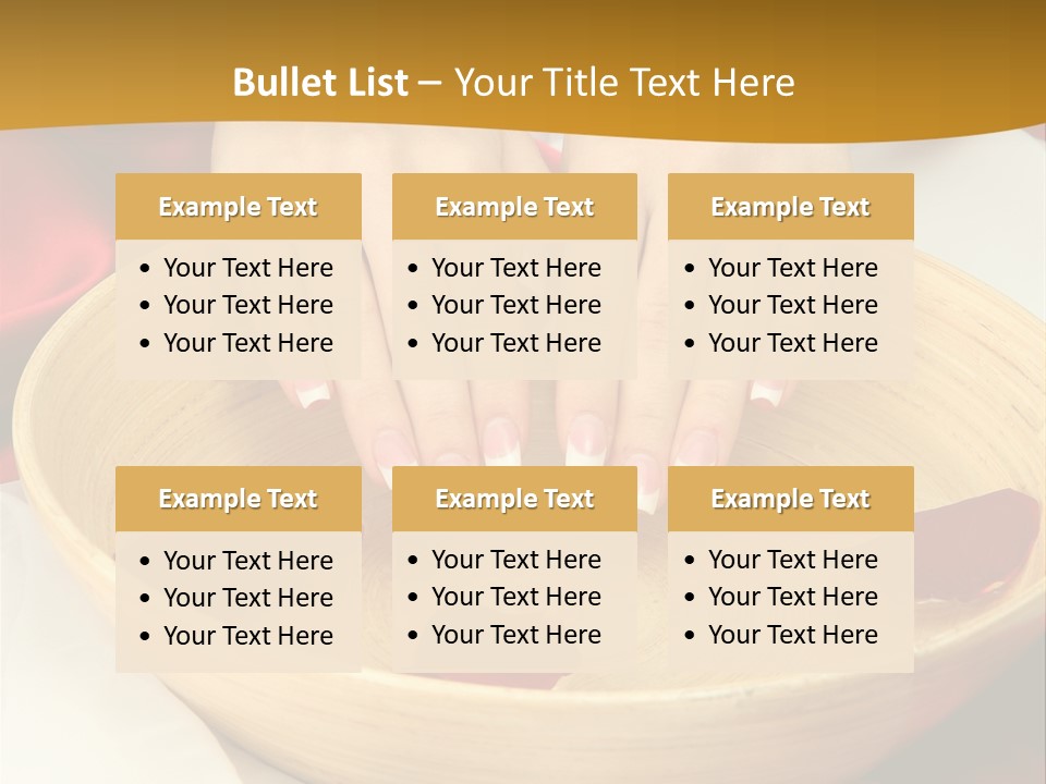 Nail Woman Healing PowerPoint Template