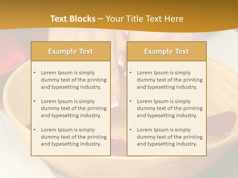 Nail Woman Healing PowerPoint Template