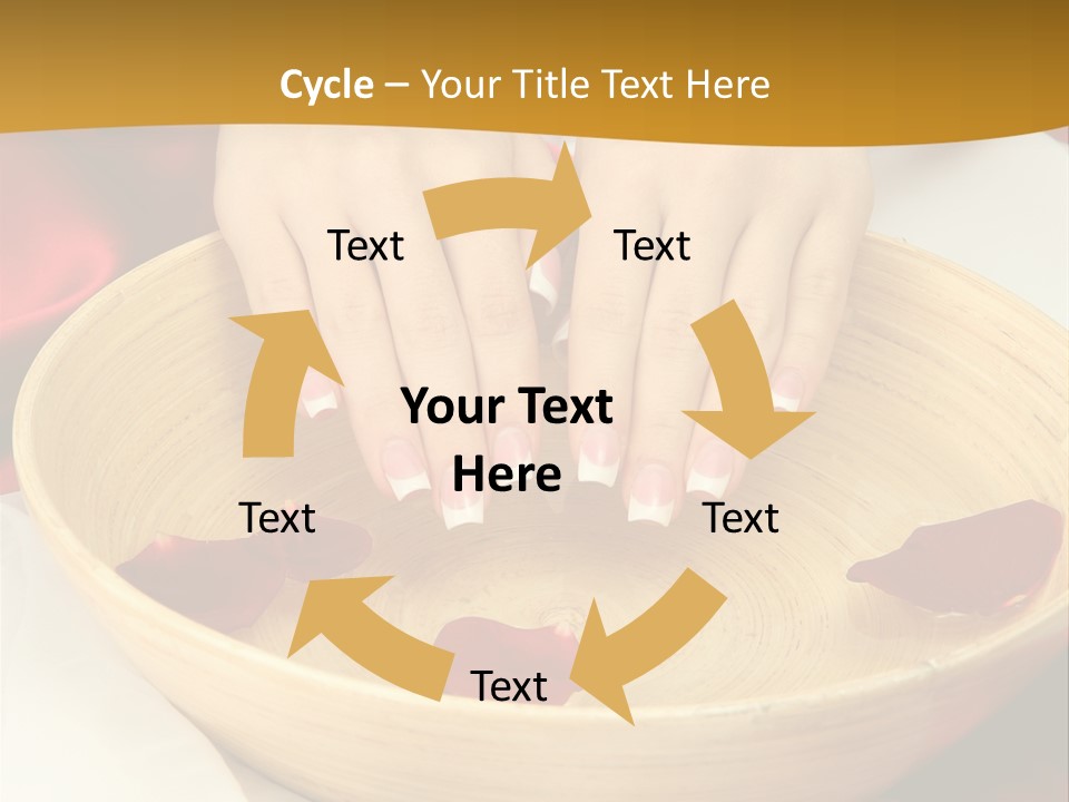 Nail Woman Healing PowerPoint Template