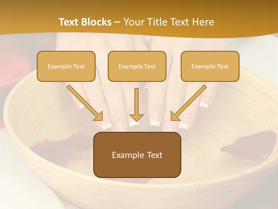 Nail Woman Healing PowerPoint Template