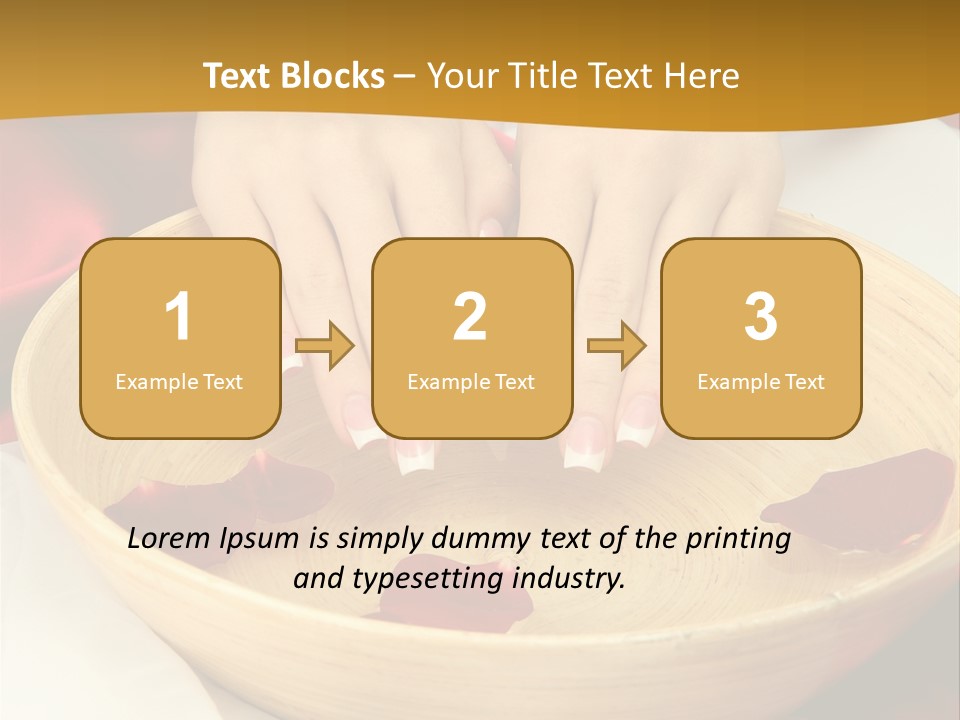 Nail Woman Healing PowerPoint Template