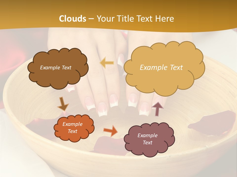 Nail Woman Healing PowerPoint Template