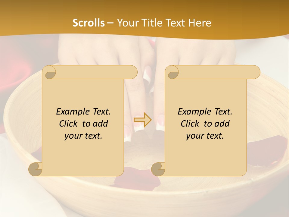 Nail Woman Healing PowerPoint Template