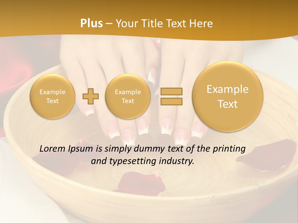 Nail Woman Healing PowerPoint Template