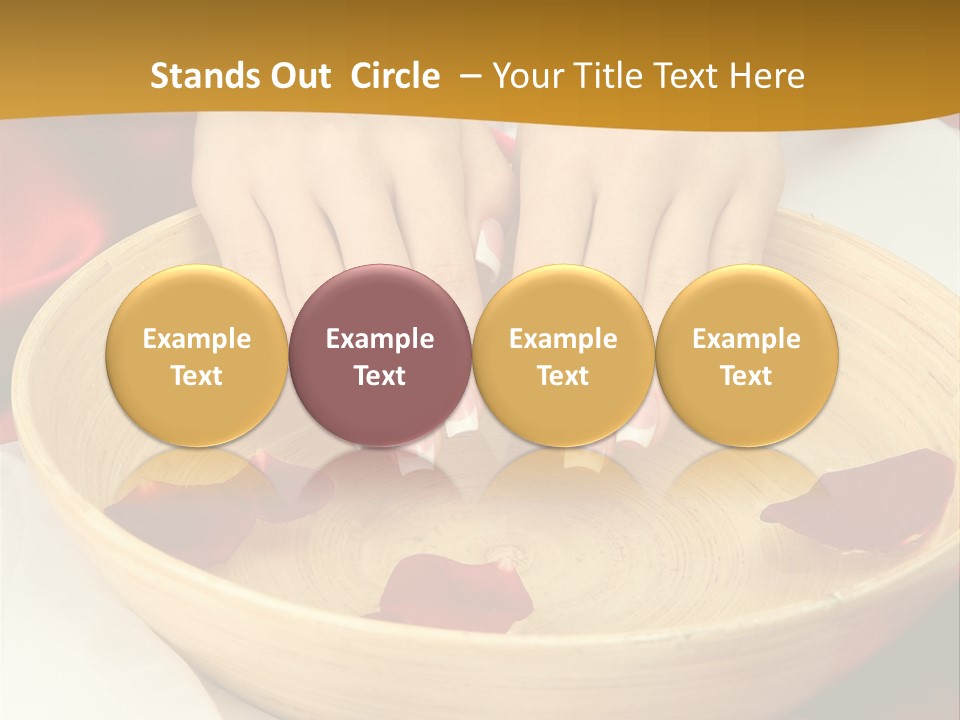 Nail Woman Healing PowerPoint Template