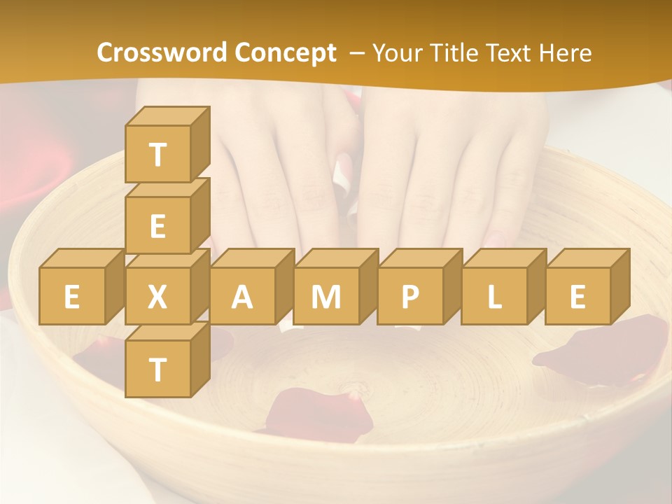 Nail Woman Healing PowerPoint Template