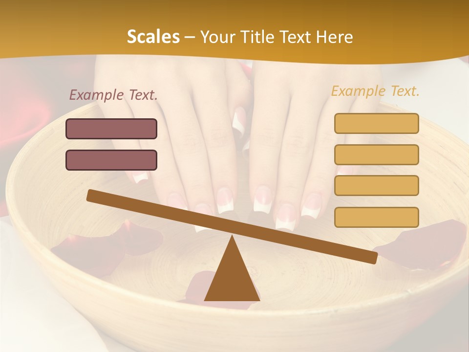 Nail Woman Healing PowerPoint Template