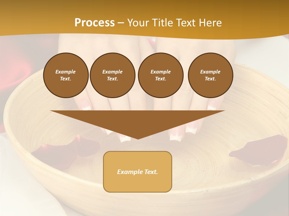 Nail Woman Healing PowerPoint Template