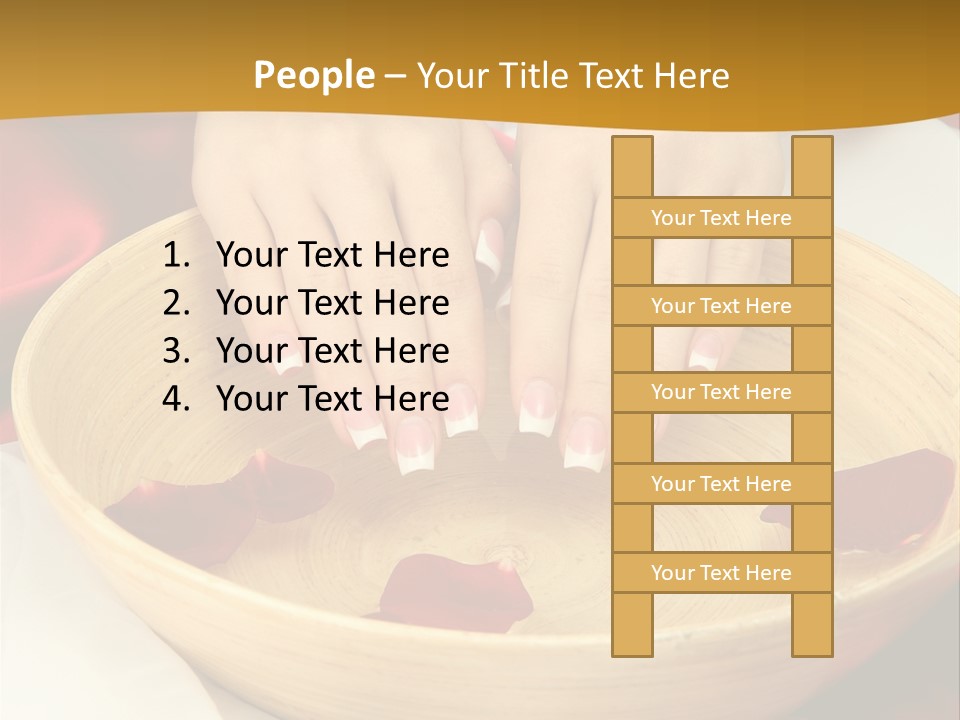 Nail Woman Healing PowerPoint Template