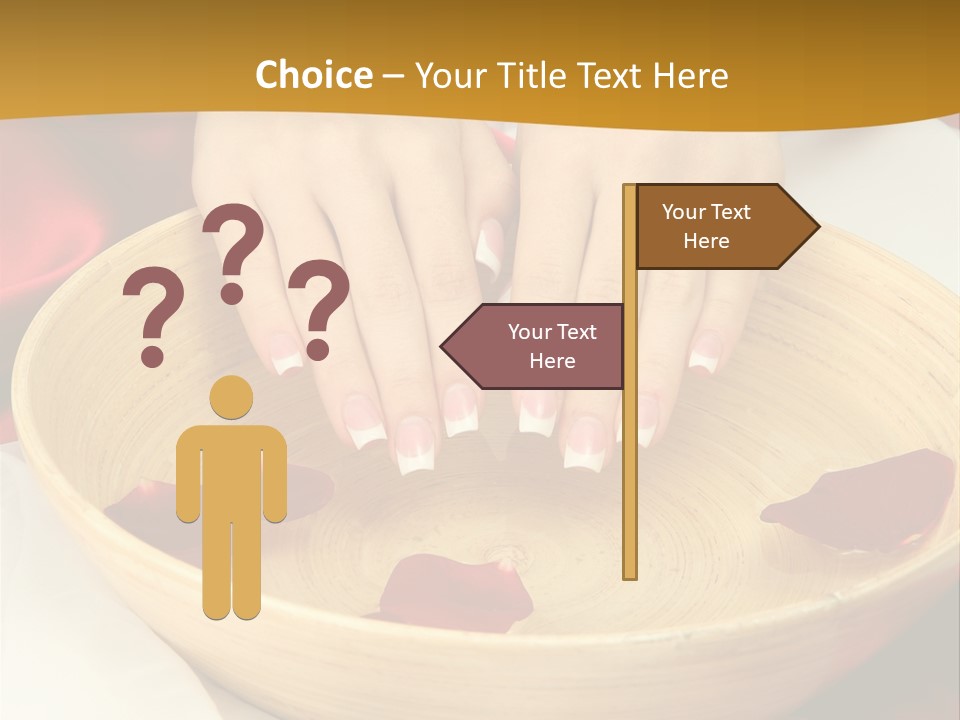 Nail Woman Healing PowerPoint Template