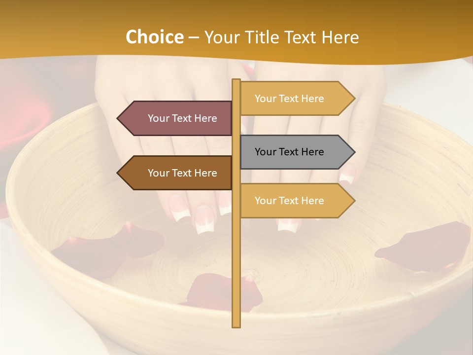 Nail Woman Healing PowerPoint Template