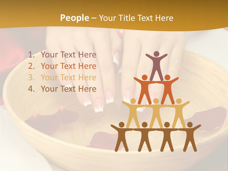 Nail Woman Healing PowerPoint Template