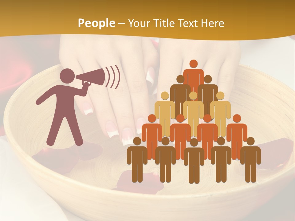 Nail Woman Healing PowerPoint Template