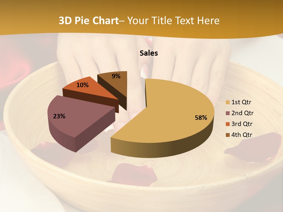 Nail Woman Healing PowerPoint Template