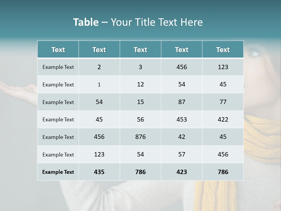 Lady Lifestyle Fashion PowerPoint Template
