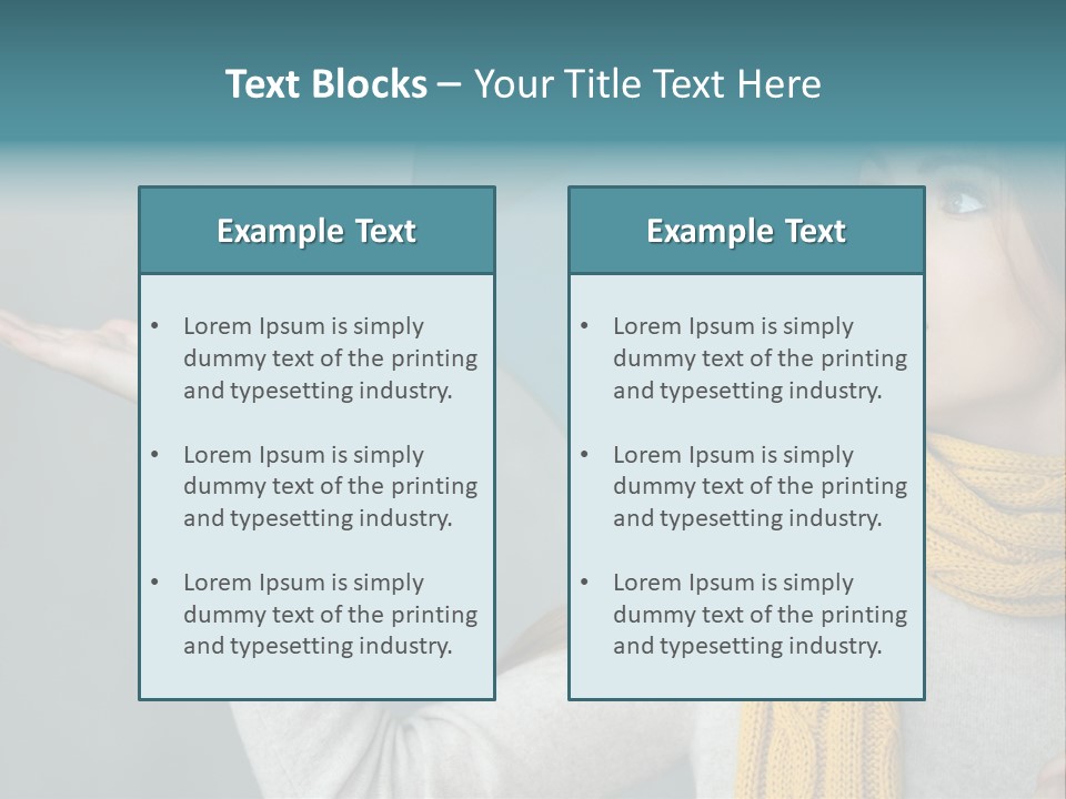 Lady Lifestyle Fashion PowerPoint Template