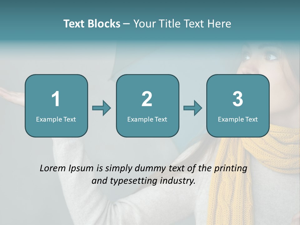 Lady Lifestyle Fashion PowerPoint Template