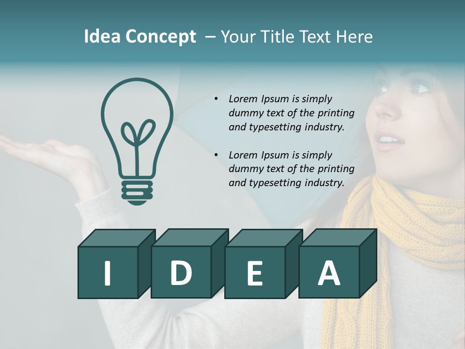 Lady Lifestyle Fashion PowerPoint Template