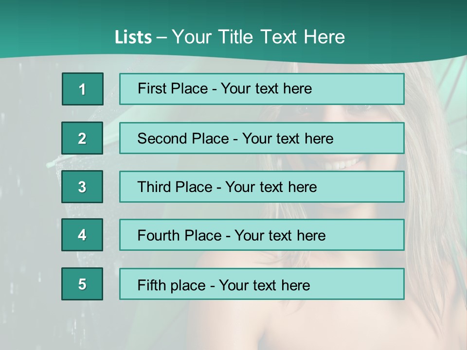 Weather Success Drop PowerPoint Template