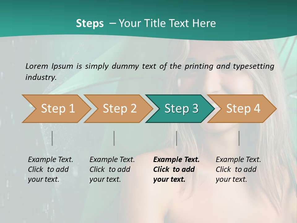 Weather Success Drop PowerPoint Template