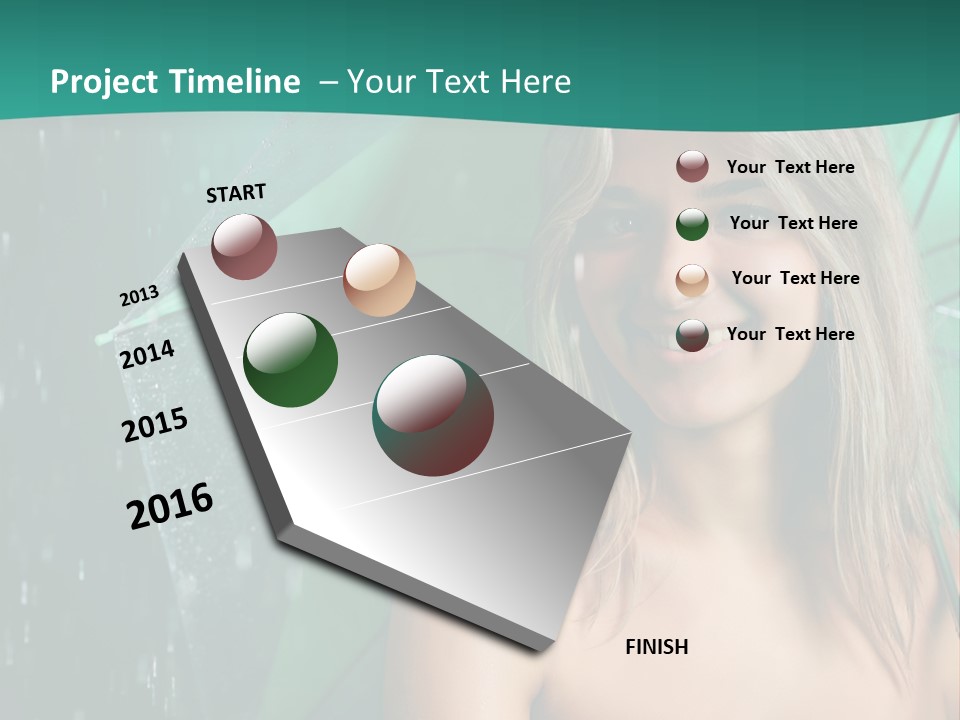 Weather Success Drop PowerPoint Template
