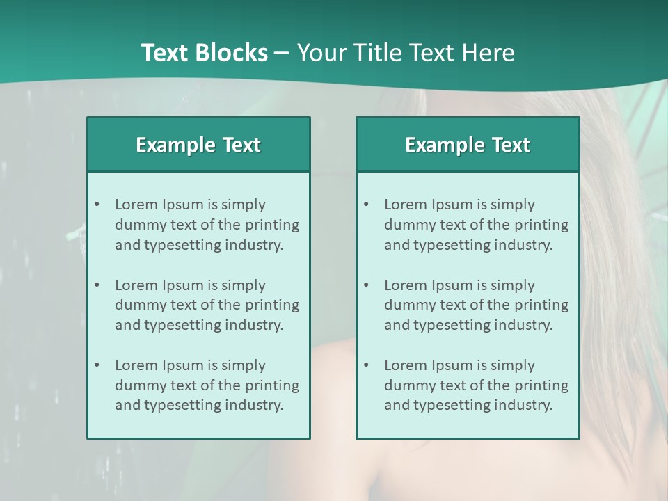 Weather Success Drop PowerPoint Template