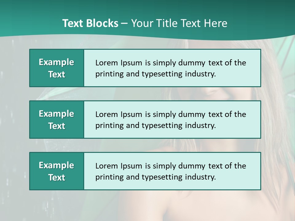 Weather Success Drop PowerPoint Template